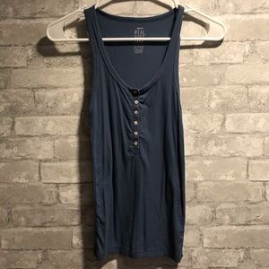 Aerie Button Up Tank Top